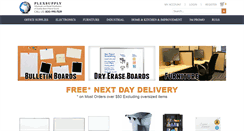 Desktop Screenshot of plexsupply.com